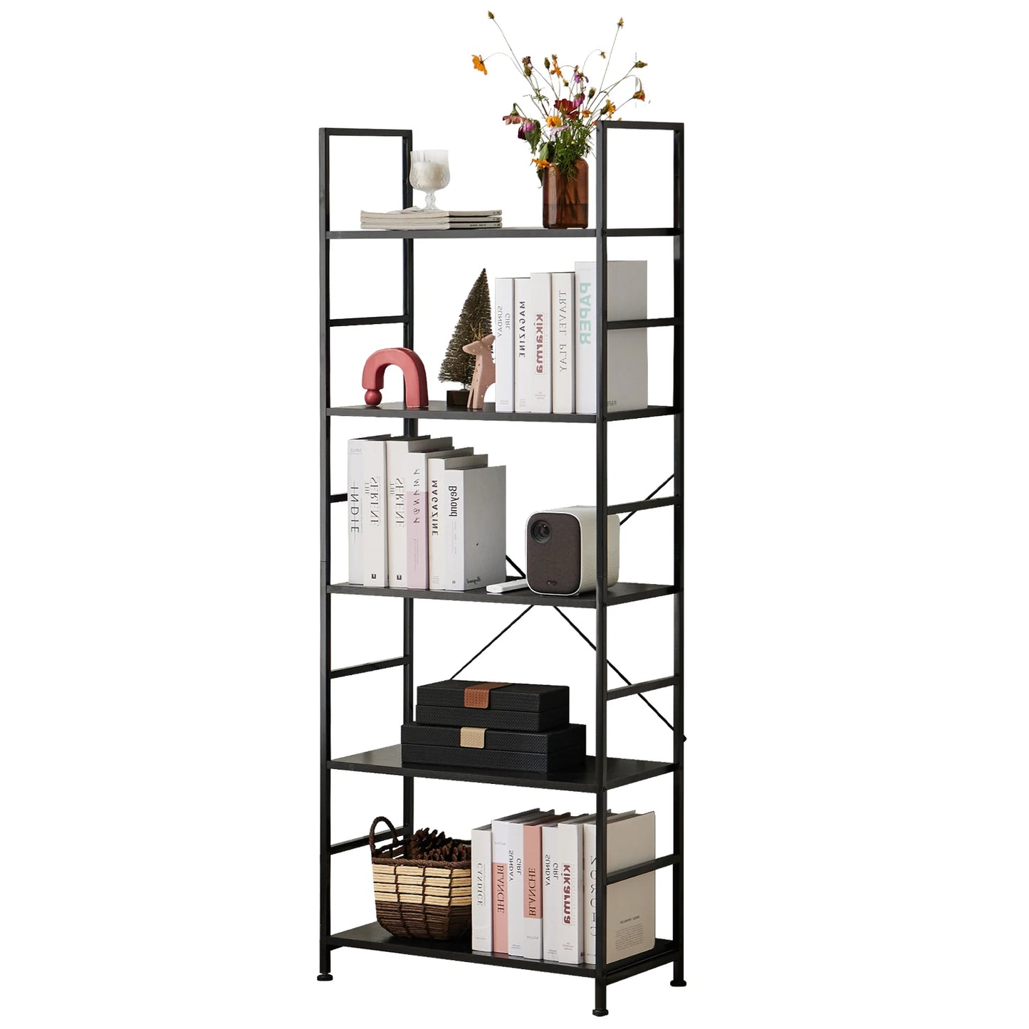 5-Tier Modern Bookcase
