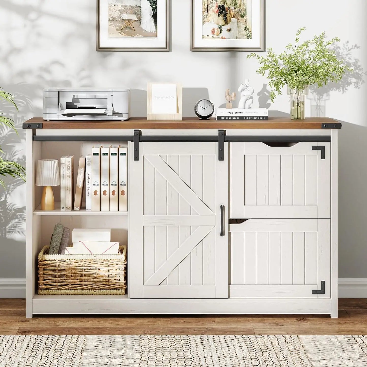 3-Drawer Farmhouse Filing Cabinet