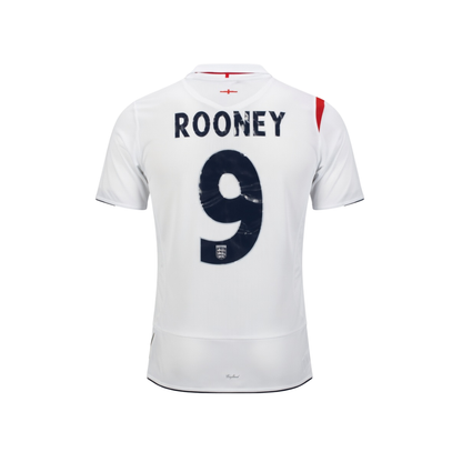 WearFlags England 2006 Rooney 9 Retro Football Shirt