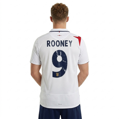 WearFlags England 2006 Rooney 9 Retro Football Shirt