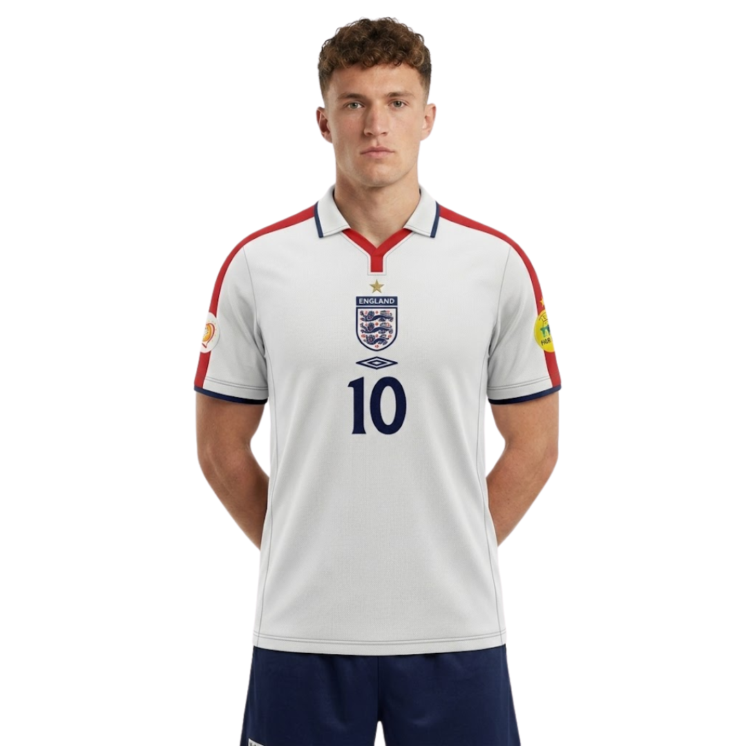 WearFlags England 2004 Retro Football Shirt