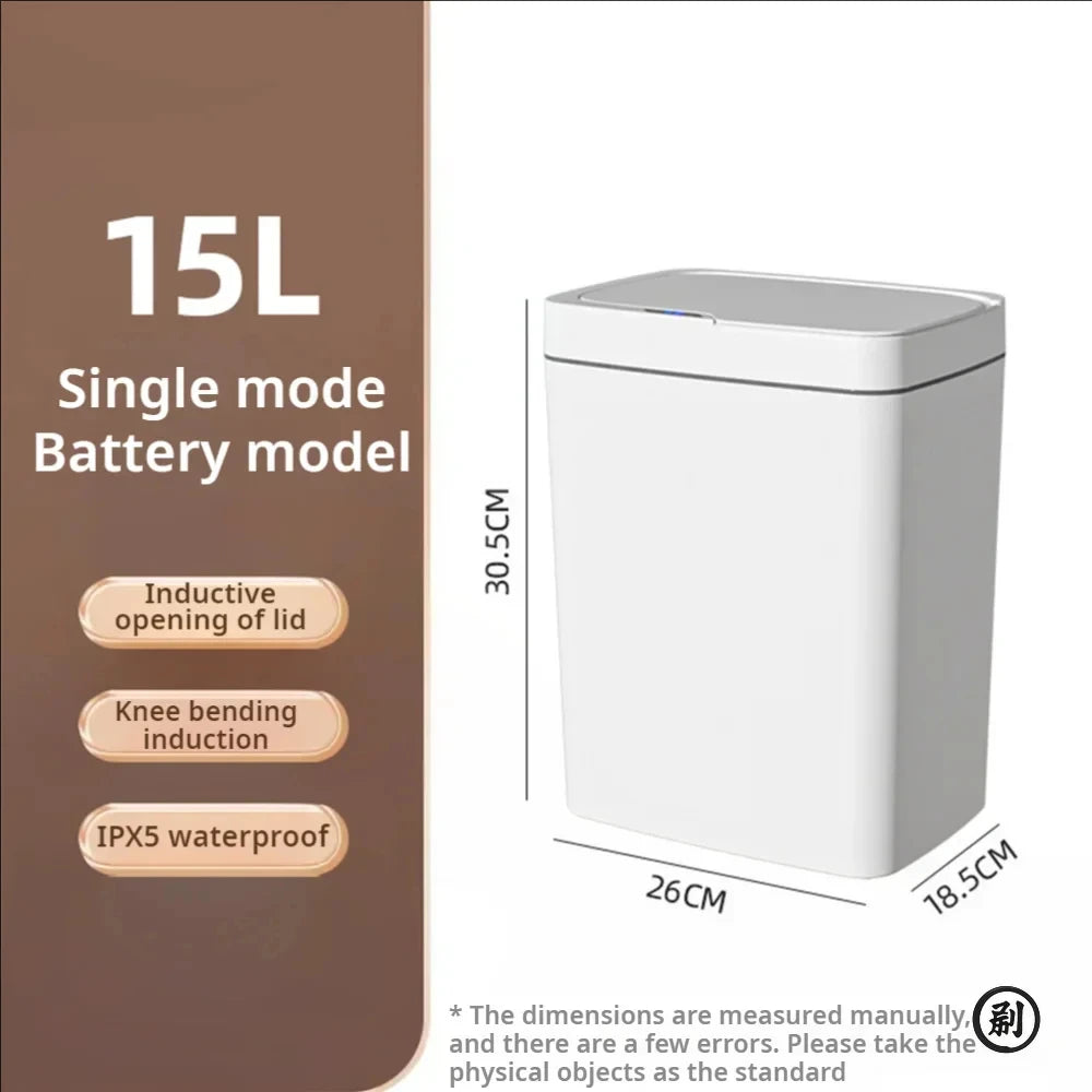 15 L Touchless Sensor Trash Can