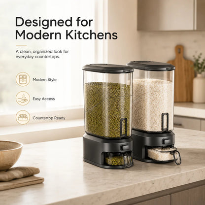 One-Touch Grain & Rice Dispenser