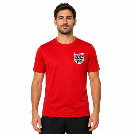 WearFlags England Red 96 Retro Football Shirt