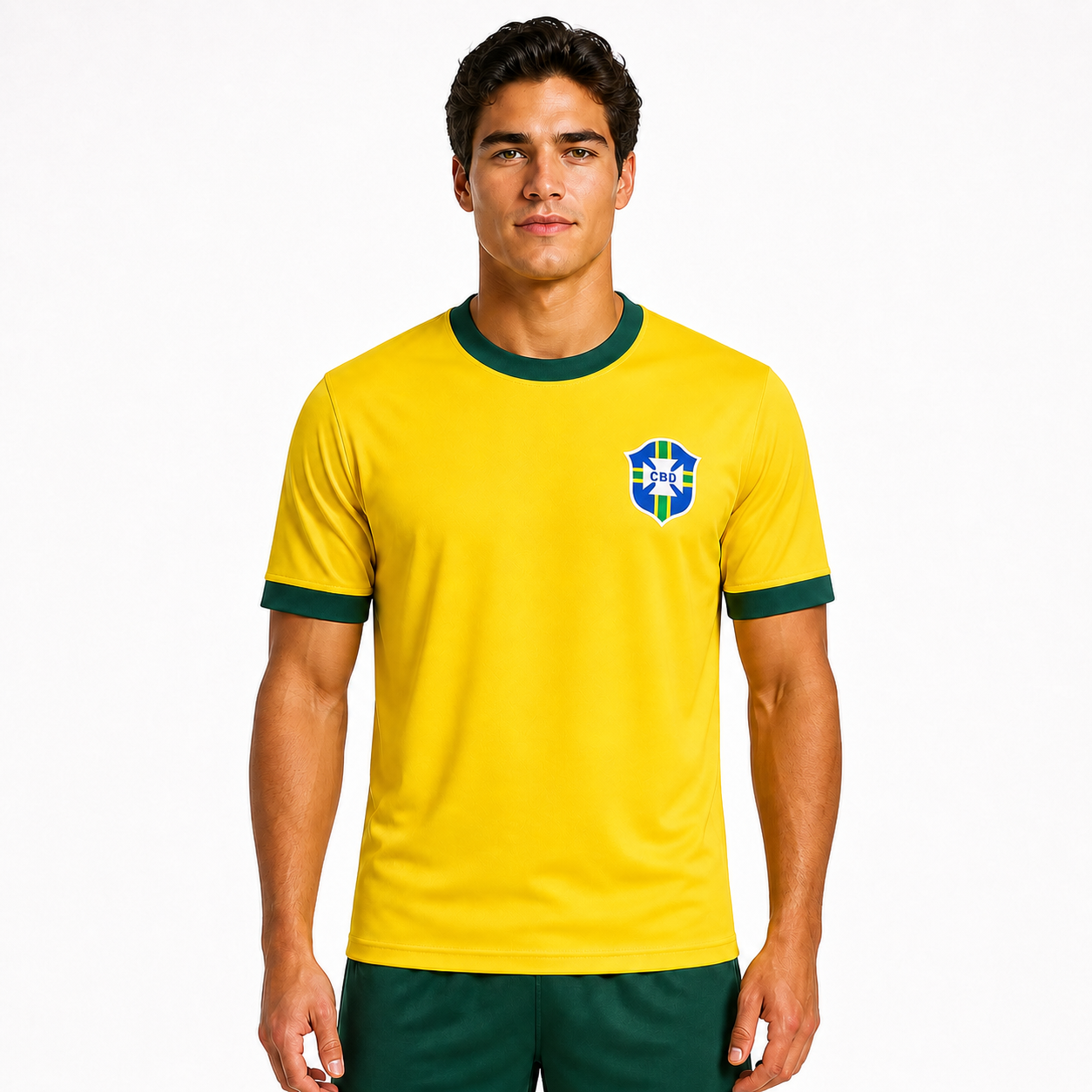 WearFlags Brazil 1970 Home Retro Football Shirt