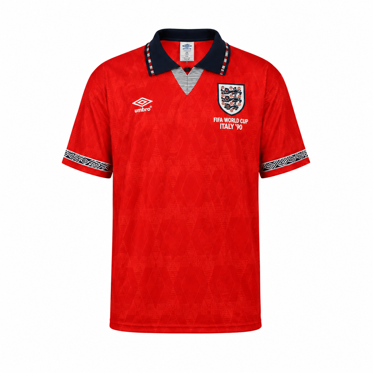 WearFlags England 1990 Red Away World Cup Italy