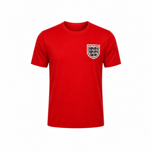 WearFlags England Red 96 Retro Football Shirt