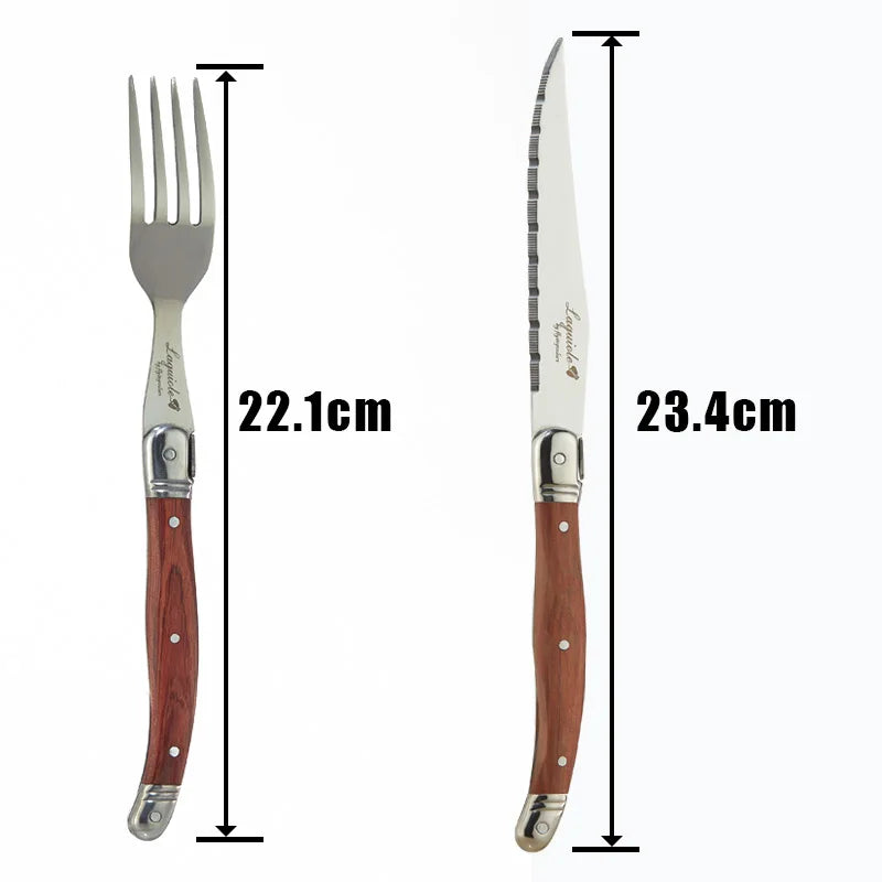 Laguiole Steak Knife & Fork Set