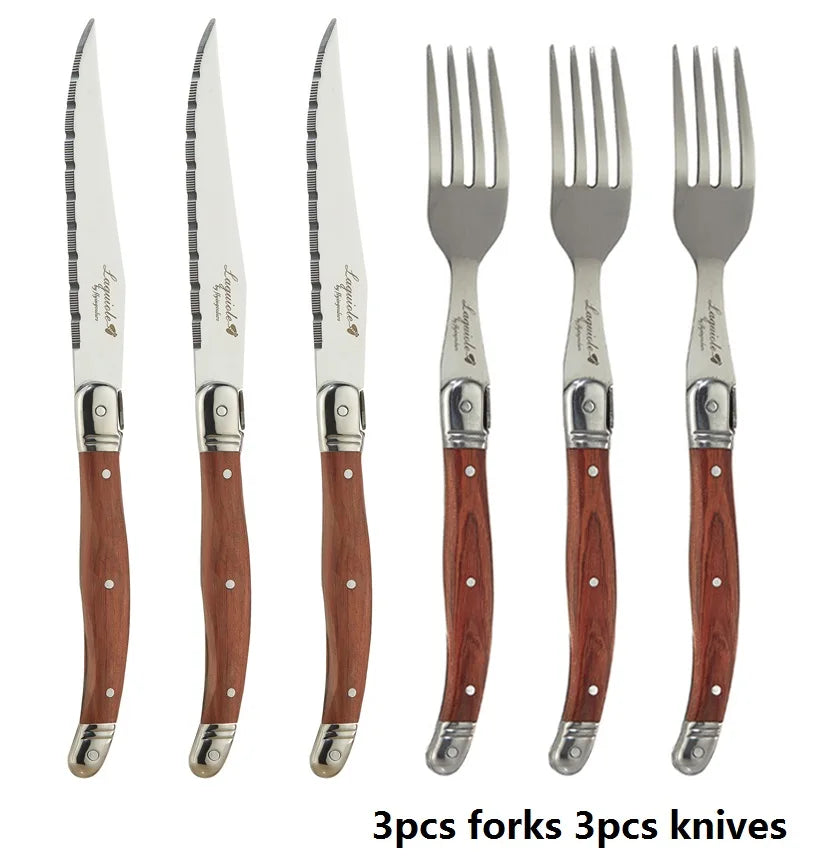 Laguiole Steak Knife & Fork Set