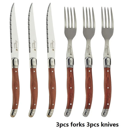 Laguiole Steak Knife & Fork Set