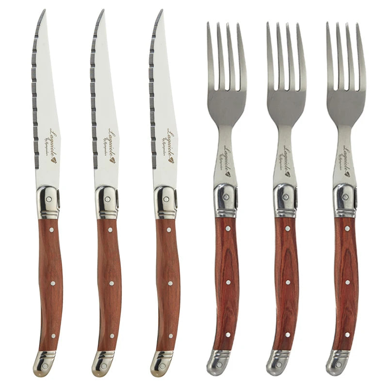 Laguiole Steak Knife & Fork Set