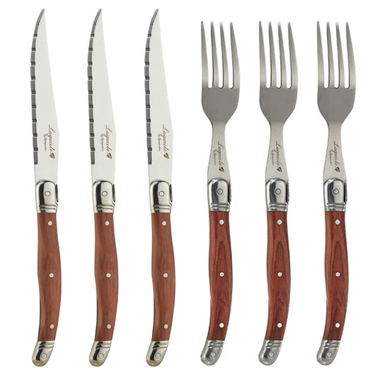 Laguiole Steak Knife & Fork Set