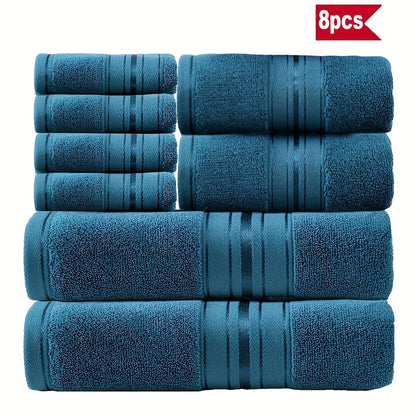 8-Piece Luxury Cotton Towel Set