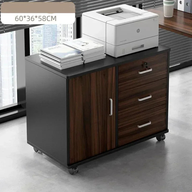 Mobile Office Storage Cabinet