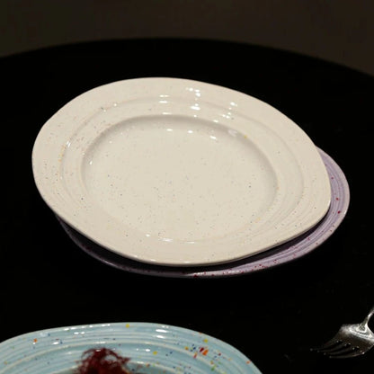 Soft Color Ceramic Dinner Plate