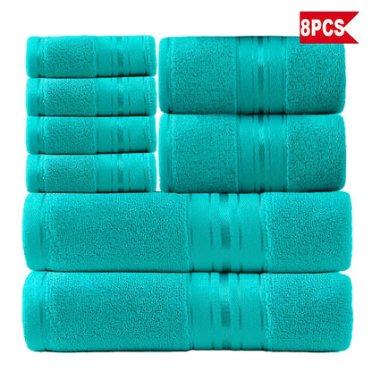 8-Piece Luxury Cotton Towel Set