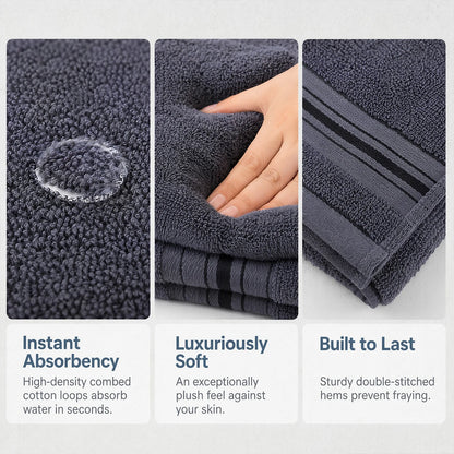 8-Piece Luxury Cotton Towel Set
