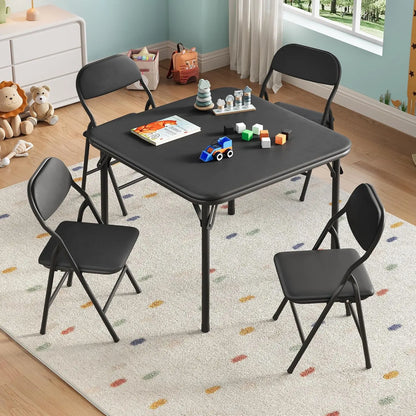 5-Piece Kids Folding Table & Chairs