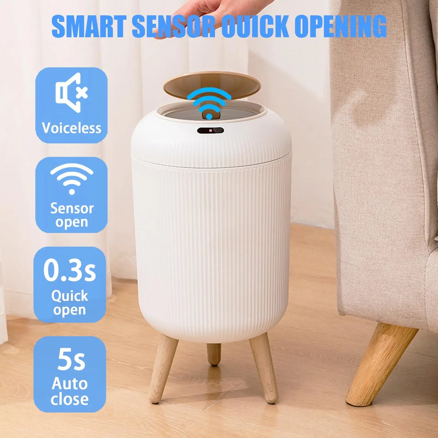 10 L Motion Sensor Trash Can