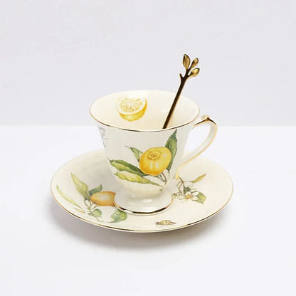 Lemon Pattern Ceramic Dinnerware