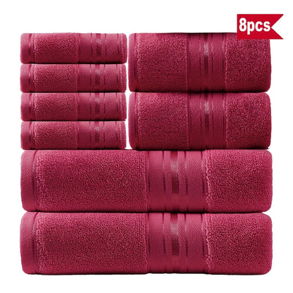 8-Piece Luxury Cotton Towel Set