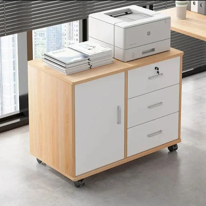 Mobile Office Storage Cabinet