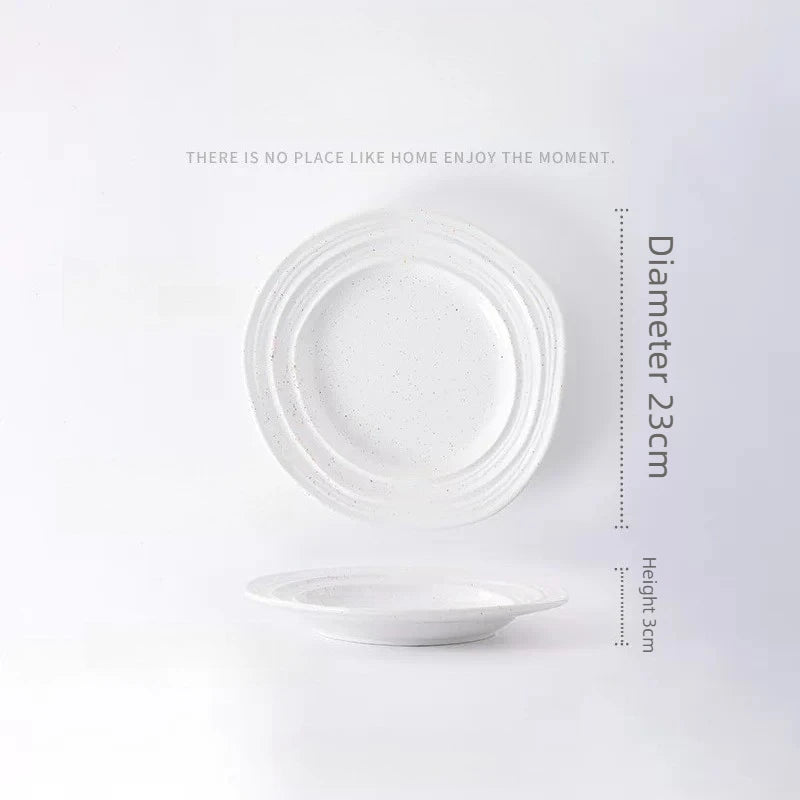 Soft Color Ceramic Dinner Plate
