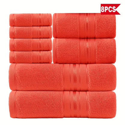 8-Piece Luxury Cotton Towel Set