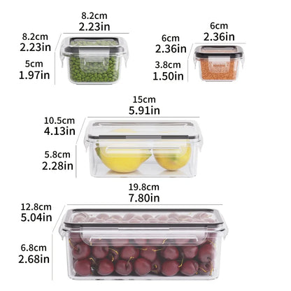 8-Piece Airtight Food Container Set