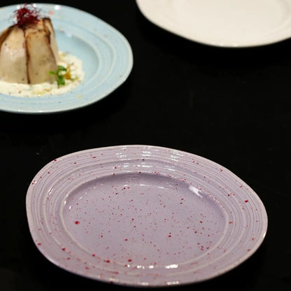 Soft Color Ceramic Dinner Plate