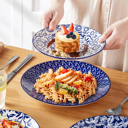 Blue & White Porcelain Tableware Set