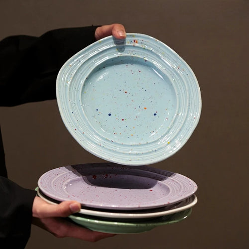 Soft Color Ceramic Dinner Plate