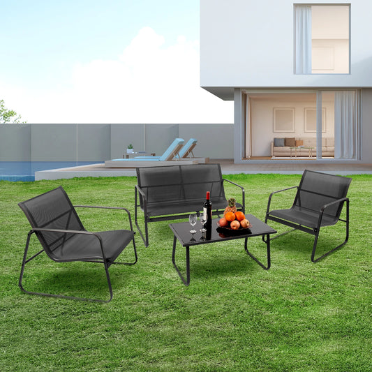 4-Piece Outdoor Patio Furniture Set