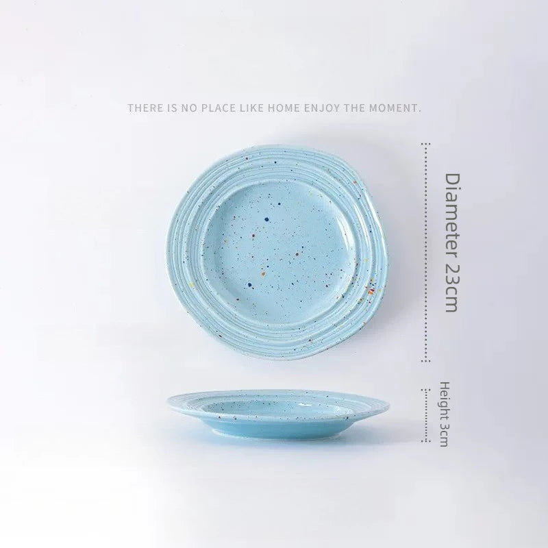 Soft Color Ceramic Dinner Plate