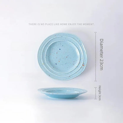 Soft Color Ceramic Dinner Plate
