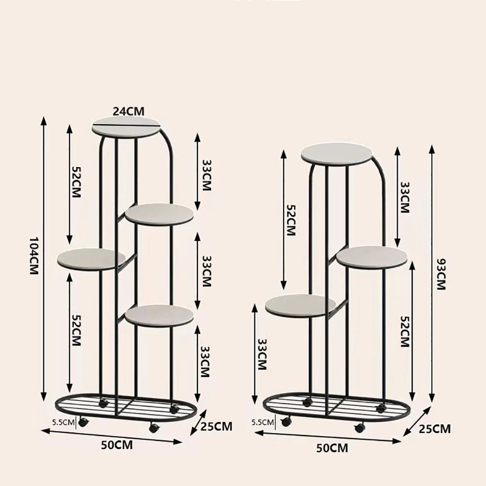 4/5-Tier Metal Plant Stand