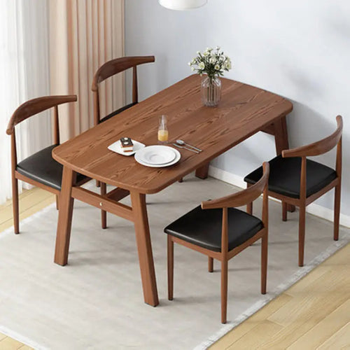 Extendable Dining Table Set with 4 Chairs