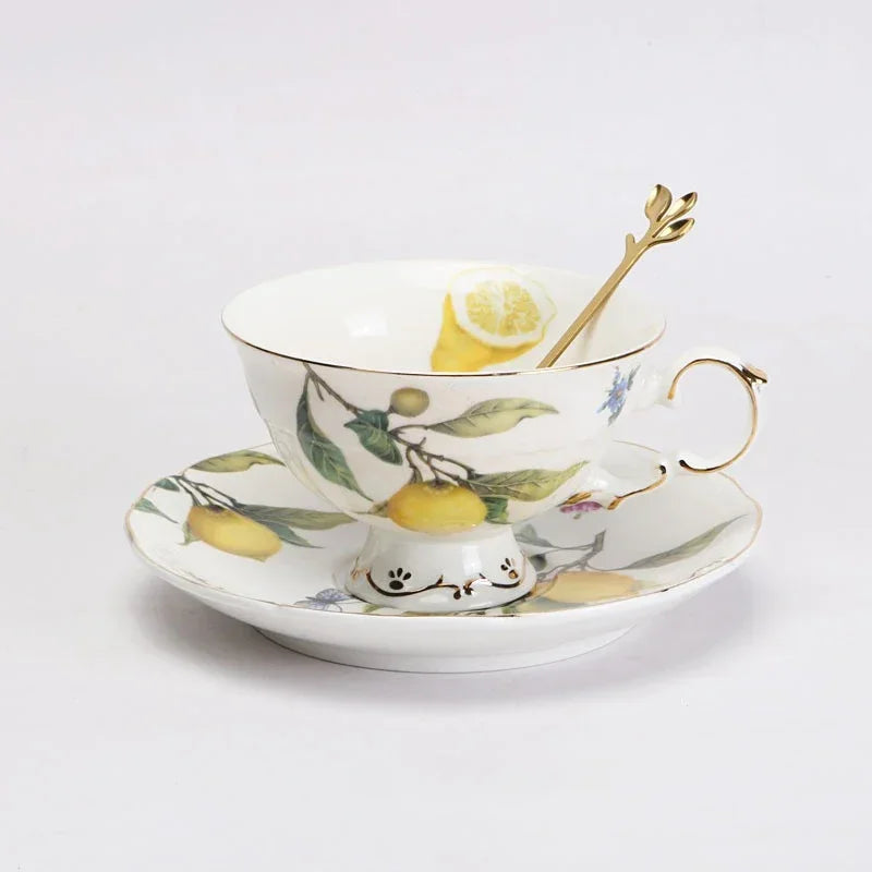 Lemon Pattern Ceramic Dinnerware