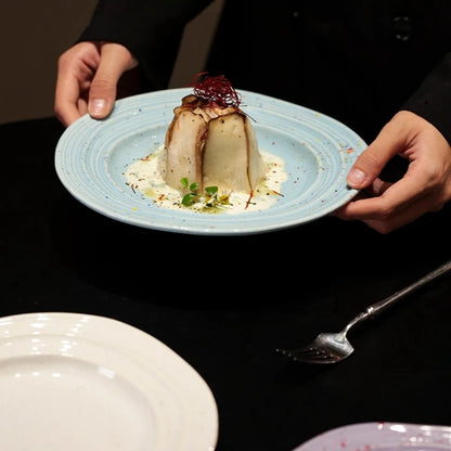Soft Color Ceramic Dinner Plate