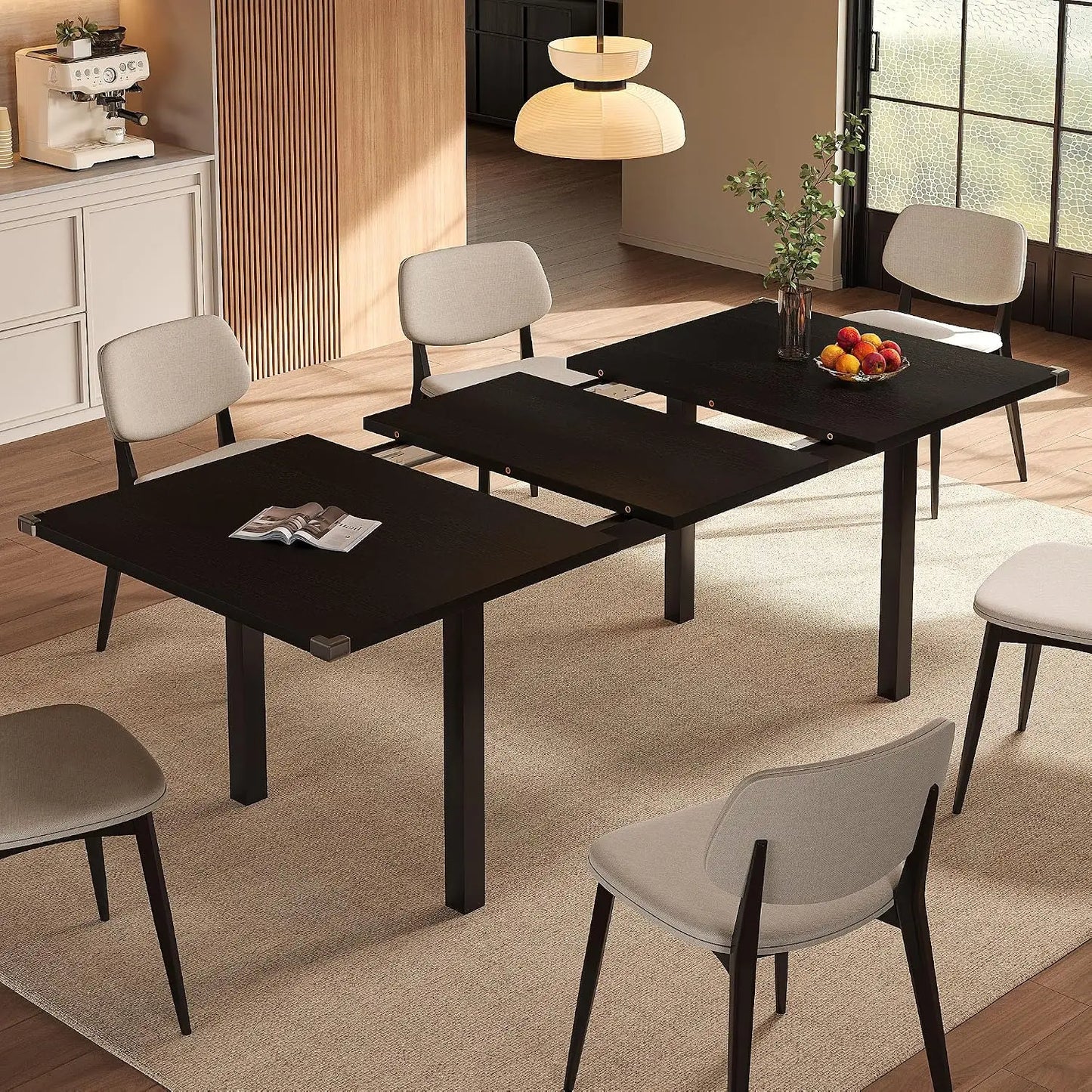 63-Inch Extendable Dining Table