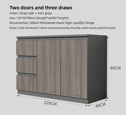 3-Tier Office Storage Cabinet