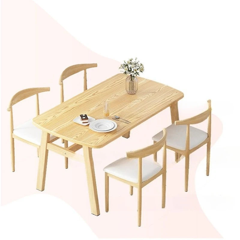 Extendable Dining Table Set with 4 Chairs