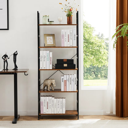 5-Tier Modern Bookcase