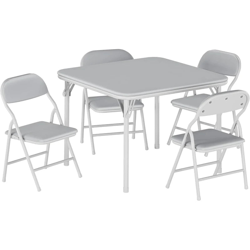 5-Piece Kids Folding Table & Chairs