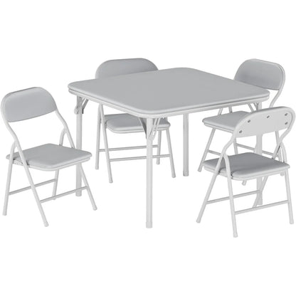 5-Piece Kids Folding Table & Chairs