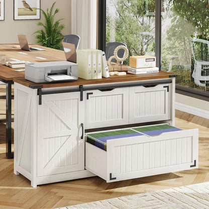 3-Drawer Farmhouse Filing Cabinet