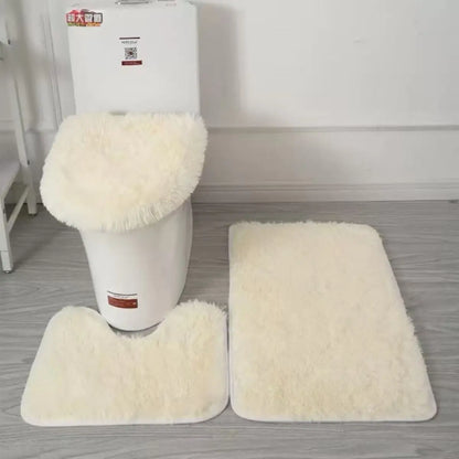 3-Piece Bathroom Rug Set