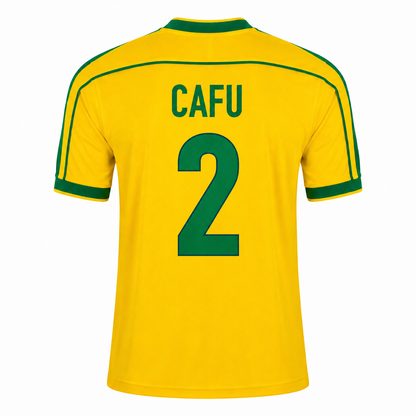 WearFlags Brazil 1998 World Cup Home Retro Football Shirt