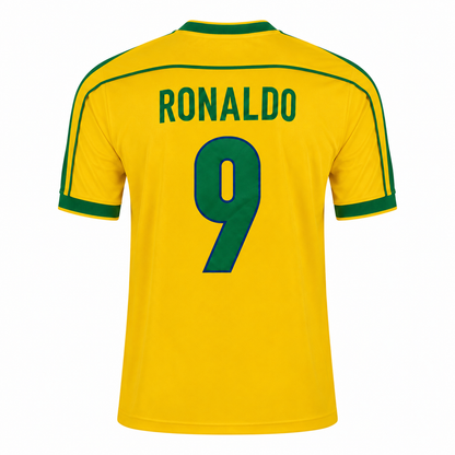 WearFlags Brazil 1998 World Cup Home Retro Football Shirt