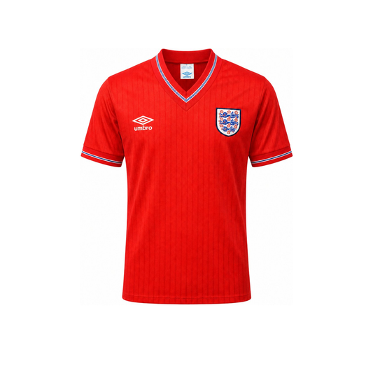 WearFlags England 1986 Away Red Retro